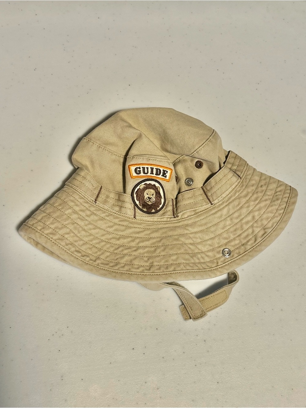 Vintage 2009 Janie and Jack Khaki Safari Bucket Hat